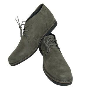 Sonoma Suede Leather Chukka Boots (Size:13, Color:Charcoal Gray)